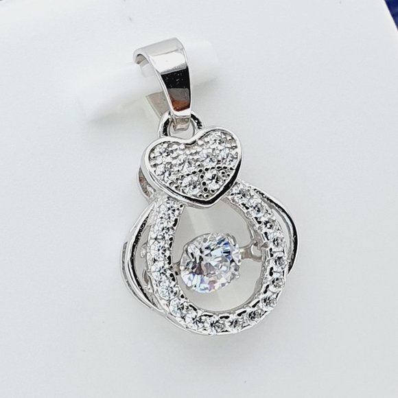✔ Accept offer Jewelry - 925 Sterling Silver Cubic Zircon Pendant for Women/Girls, US925P1117